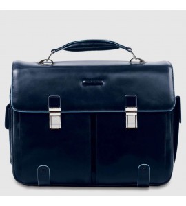 PIQUADRO Cartella per computer 15,6" e iPad®Pro 12,9” Blue Square