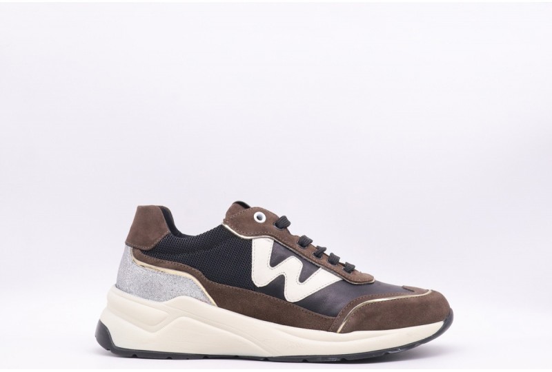 MELLUSO Sneakers in pelle e...