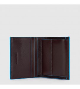 PIQUADRO Portafoglio uomo verticale Blue Square