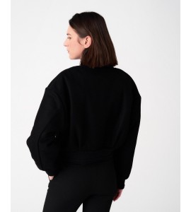 GRIFONI Bomber panno nero