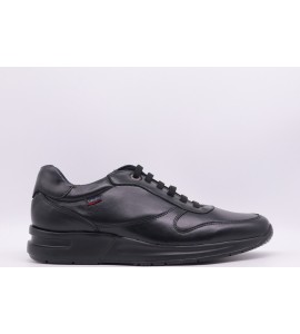 CALLAGHAN Sneakers da uomo in pelle con lacci in tinta