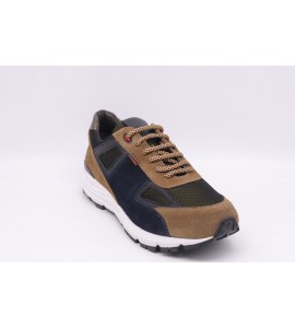 EXTON Sneakers uomo in camoscio steppa