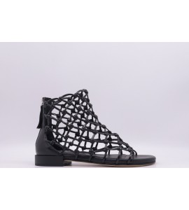 VIC MATIE' Tronchetto flat intrecciato