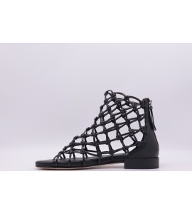 VIC MATIE' Tronchetto flat intrecciato
