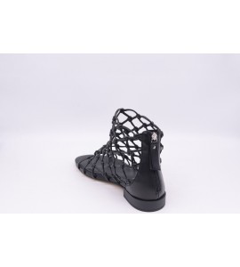 VIC MATIE' Tronchetto flat intrecciato