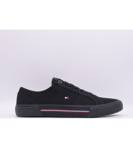 TOMMY HILFIGER CORE CORPORATE CANVAS VULC SNEAKER UOMO
