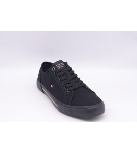 TOMMY HILFIGER CORE CORPORATE CANVAS VULC SNEAKER UOMO