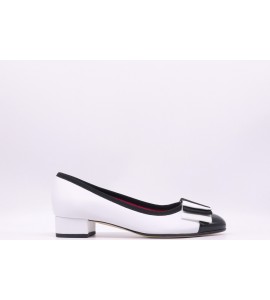 LE BABE Decollete nappa bianco