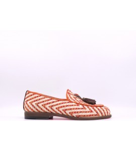DOTZ Mocassino Lagosta beige/arancio