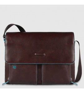 PIQUADRO Messenger per computer 14" e iPad®Pro 12,9" Blue Square