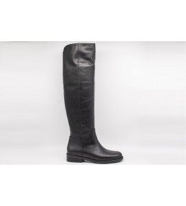 THE ICONA Stivali neri in pelle con elastico