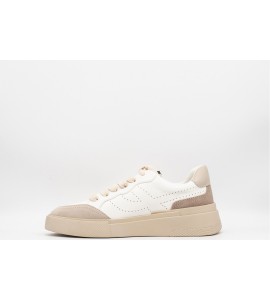 ASH SCARPE DA GINNASTICA ECOLOGICHE GRATUITE IN BIANCO E TORTORA