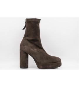 VIC MATIE' DUCKY TRONCHETTO STRETCH IN CROSTA MARRONE