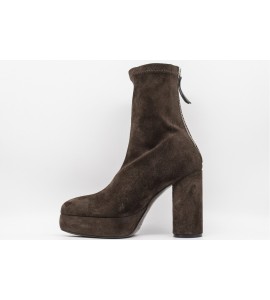 VIC MATIE' DUCKY TRONCHETTO STRETCH IN CROSTA MARRONE