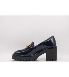 LE BABE Mocassino in vernice