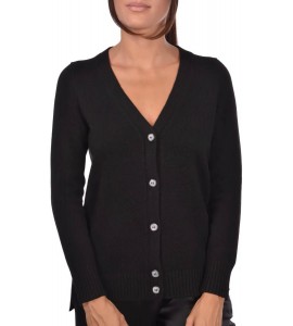 GRAN SASSO CARDIGAN 3 FILI IN MISTO CASHMERE