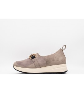 MELLUSO Mocassino donna in pelle scamosciata