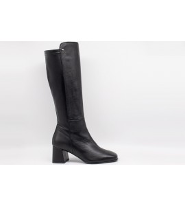 DONNA SOFT Stivale in pelle nera