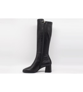 DONNA SOFT Stivale in pelle nera