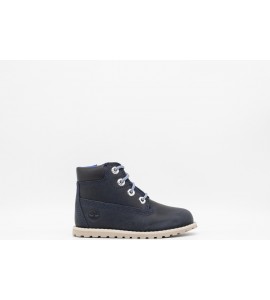 TIMBERLAND SCARPONCINO POKEY PINE 6 INCH DA BAMBINO (DAL 20 AL 30) IN BLU MARINO