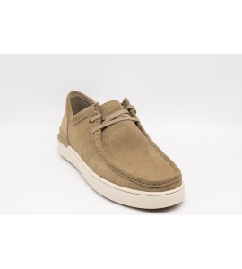 CLARKS COURTLITE SEAM SUEDE OAKWOO