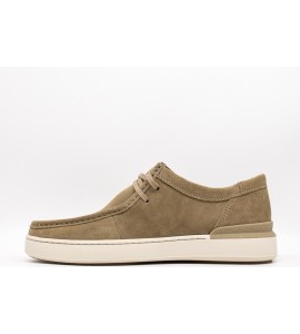CLARKS COURTLITE SEAM SUEDE OAKWOO