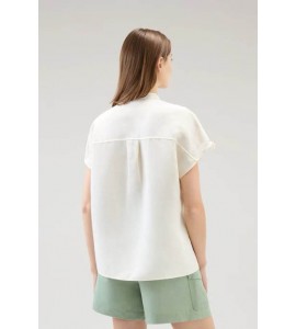 WOOLRICH Blusa in misto lino