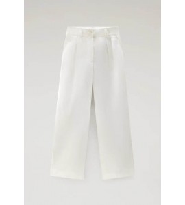 WOOLRICH Pantaloni in popeline di puro cotone