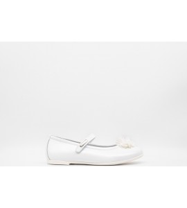 BALDUCCI Ballerina bimba in pelle con fiore