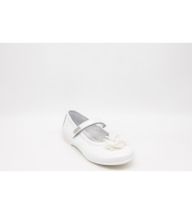 BALDUCCI Ballerina bimba in pelle con fiore