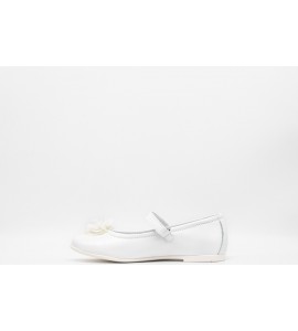 BALDUCCI Ballerina bimba in pelle con fiore