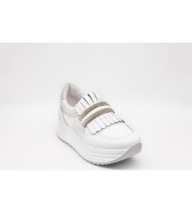 NERO GIARDINI Sneakers donna in pelle e suede