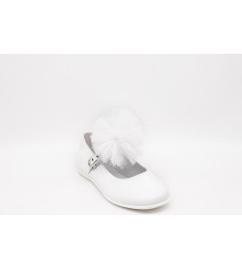 NERO GIARDINI Ballerine teen da ragazza in pelle