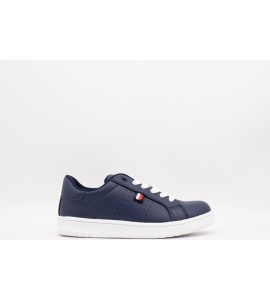 TOMMY HILFIGER SNEAKERS IN PELLE LISCIA BLU