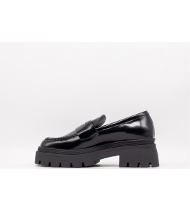 VSL Mocassino donna in pelle nero