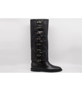 WO MILANO Stivale vitello nero