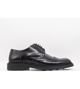 EXTON Derby Uomo Abrasivato Nero