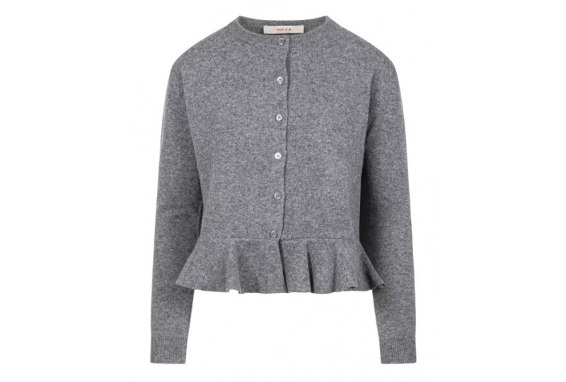 JUCCA CARDIGAN CON VOLANT
