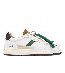 DATE UOMO M451-C2-VN-WI COURT 2.0 WHITE-CUOIO