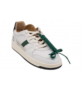 DATE UOMO M451-C2-VN-WI COURT 2.0 WHITE-CUOIO