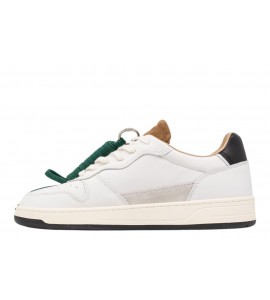 DATE UOMO M451-C2-VN-WI COURT 2.0 WHITE-CUOIO