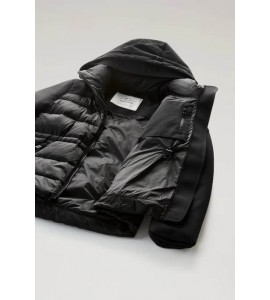 WOOLRICH Piumino ibrido in Tech Softshell con cappuccio