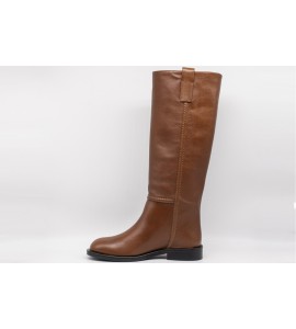 BERVICATO Stivale donna cognac