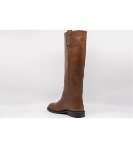 BERVICATO Stivale donna cognac