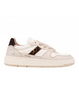 DATE DONNA W451-C2-VN-IL COURT 2.0 VINTAGE IVORY-LEO
