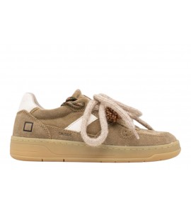DATE DONNA W451-C2-SD-CM COURT SUEDE CAMEL