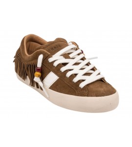 DATE DONNA W451-HL-FR-CU HILL LOW FRINGED CUOIO