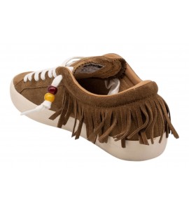 DATE DONNA W451-HL-FR-CU HILL LOW FRINGED CUOIO