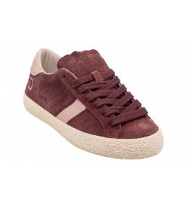 DATE DONNA W451-HL-SD-BX HILL LOW SUEDE BORDEAUX