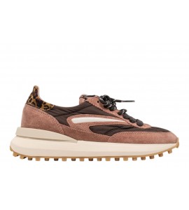 DATE DONNA W451-AT-NY-BP ATHLETA NYLON BROWN-PINK